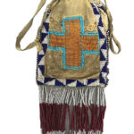 Native American beaded pouch